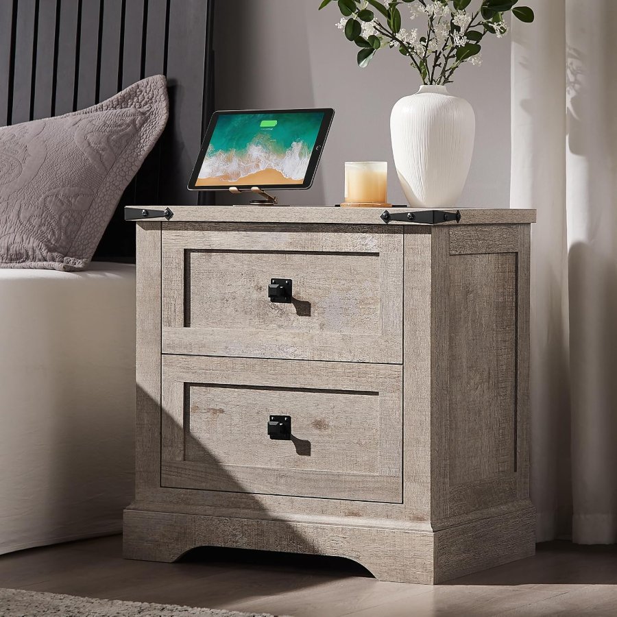 T4TREAM 24" Farmhouse Nightstand